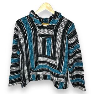 Baja Joe Striped Woven Baja Hoodie
